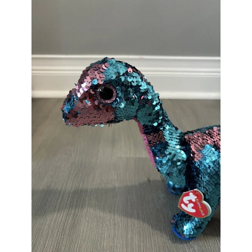 TREMOR DINOSAUR TY FLIPPABLES SEQUIN Space X‎ NASA Launch 17 in. Plush toy